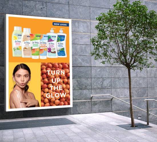 Outdoor advertising for St. Ives Canada