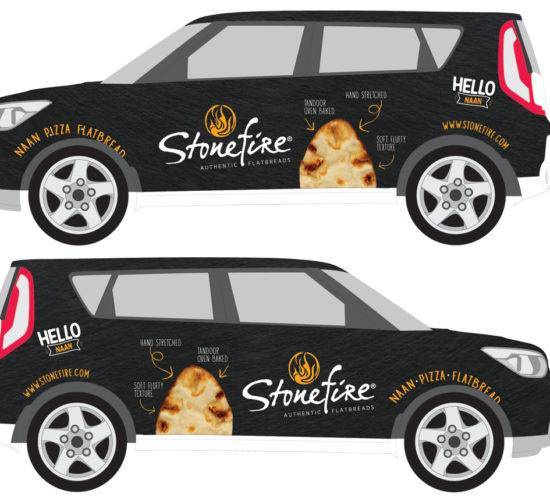 Image of car wrap design for FGF