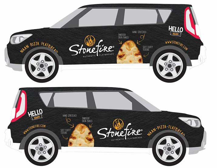 Image of car wrap design for FGF